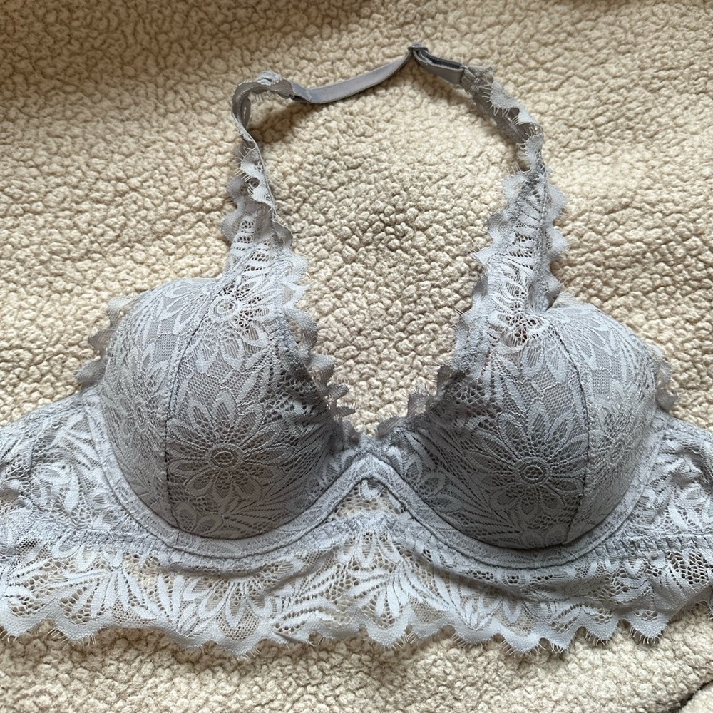 VS PINK Lace Halter Bralette
